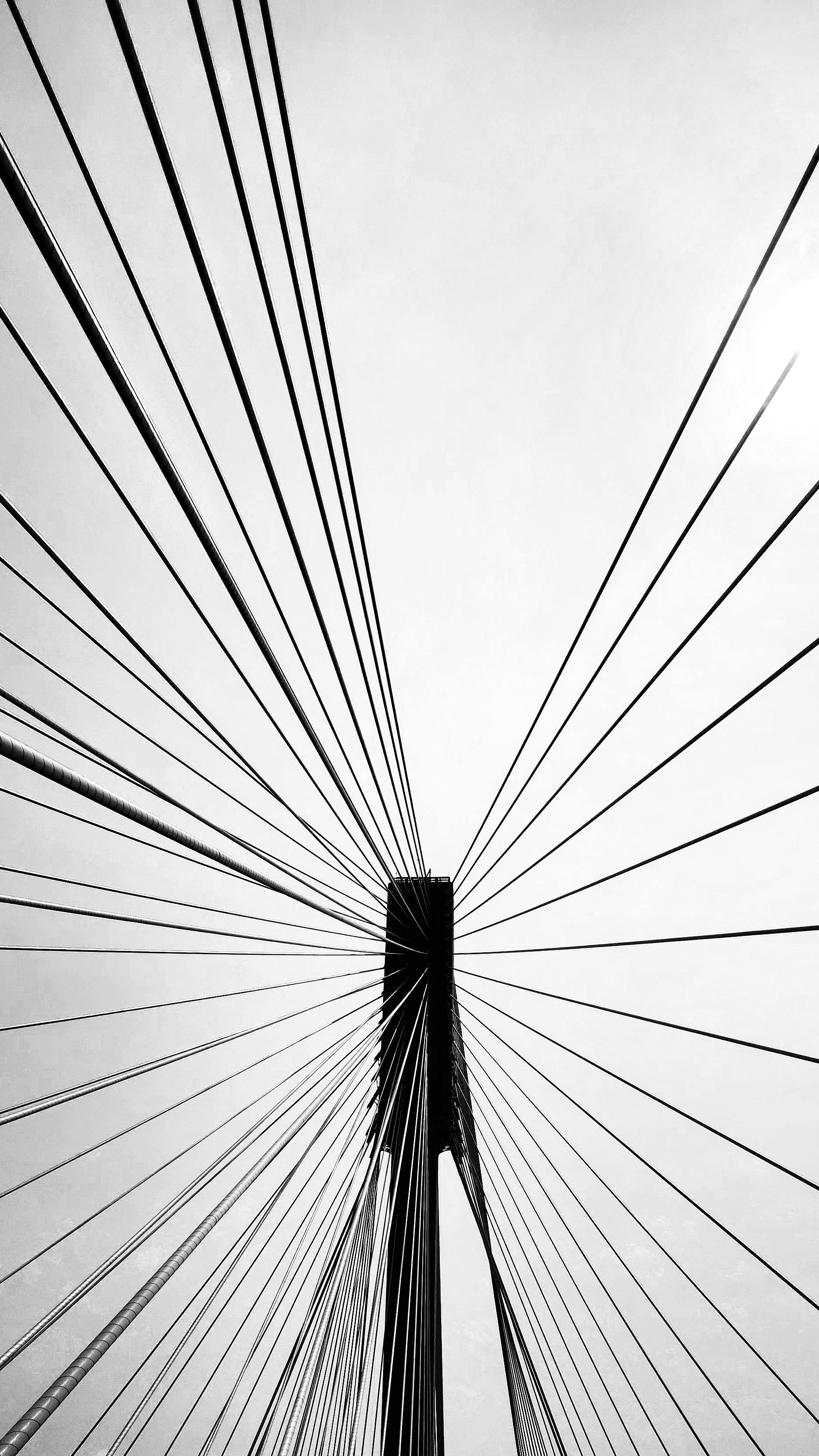 Cable-stay bridge — reach and precision